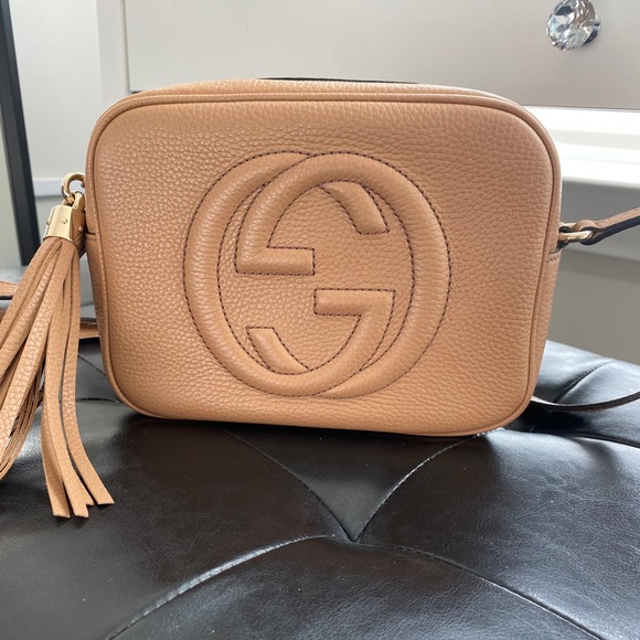 soho small leather disco bag